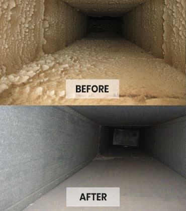 Air Duct before & after